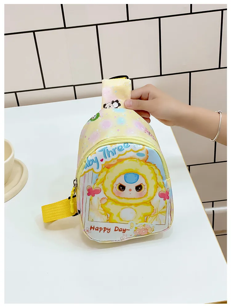Children's Bag Fashion Cute Cartoon Chest Bag Mini Kindergarten Girls Lightweight Baby Crossbody Bag Backpack New display picture 9