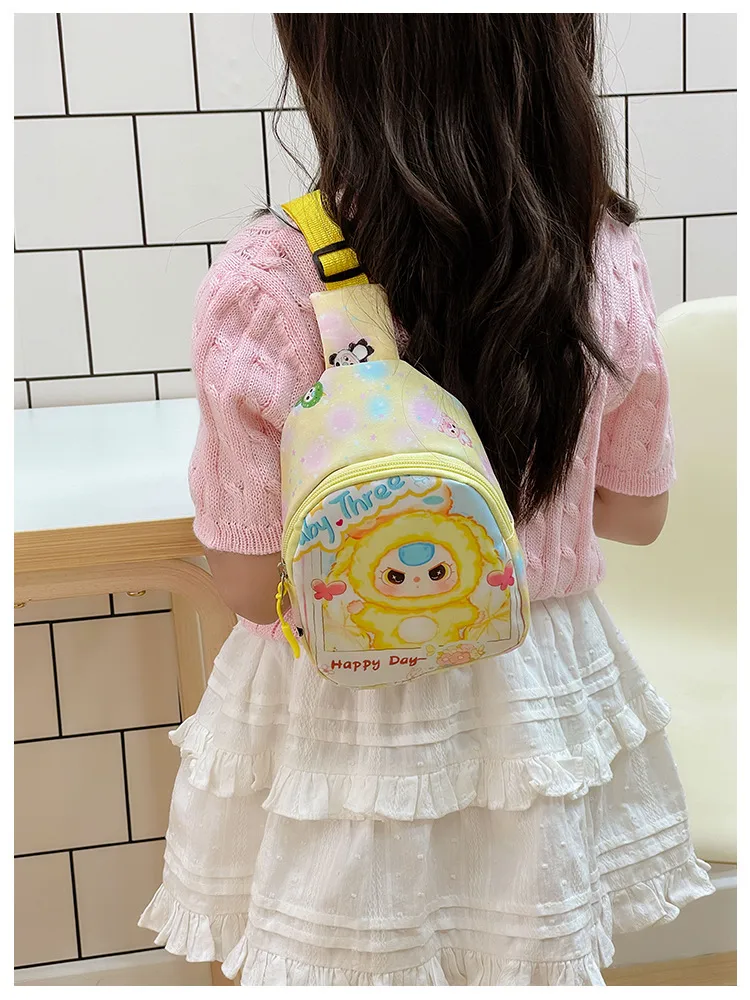Children's Bag Fashion Cute Cartoon Chest Bag Mini Kindergarten Girls Lightweight Baby Crossbody Bag Backpack New display picture 10
