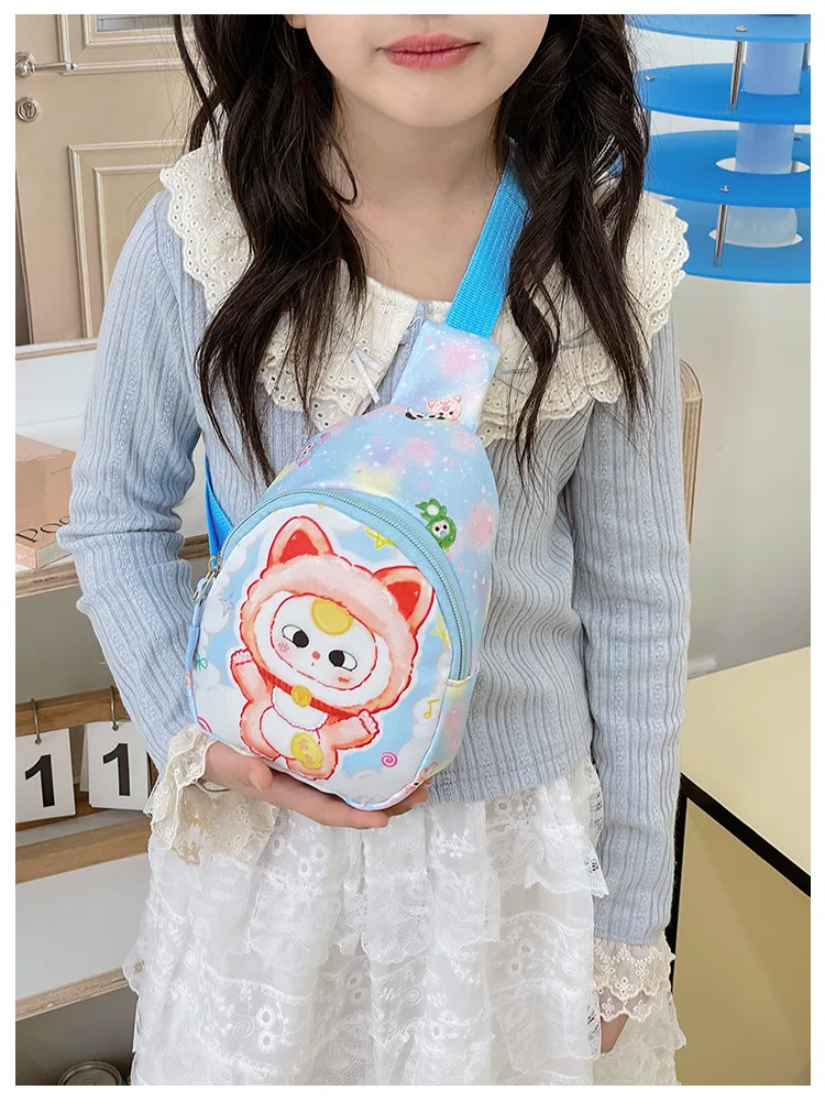 Children's Bag Fashion Cute Cartoon Chest Bag Mini Kindergarten Girls Lightweight Baby Crossbody Bag Backpack New display picture 14