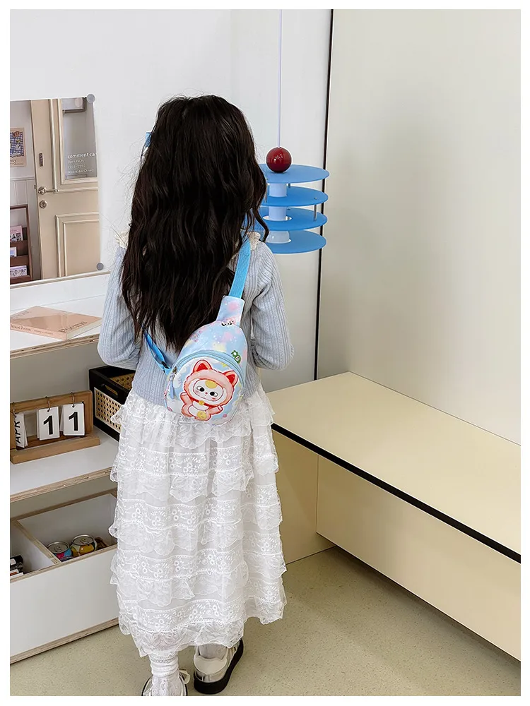 Children's Bag Fashion Cute Cartoon Chest Bag Mini Kindergarten Girls Lightweight Baby Crossbody Bag Backpack New display picture 15