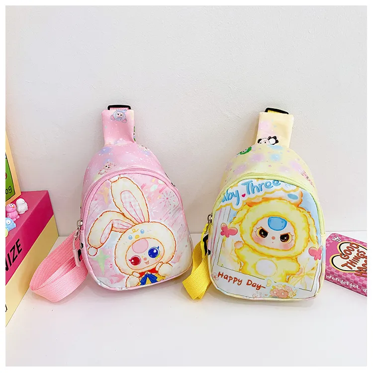Children's Bag Fashion Cute Cartoon Chest Bag Mini Kindergarten Girls Lightweight Baby Crossbody Bag Backpack New display picture 21