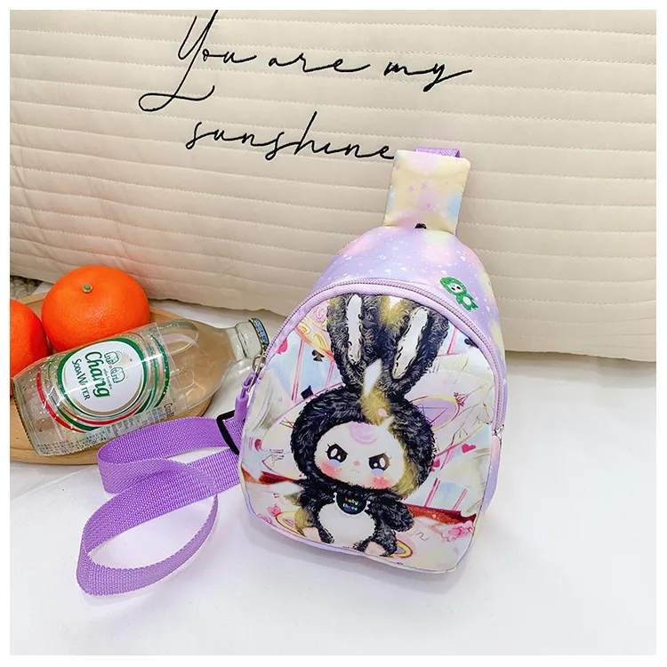 Children's Bag Fashion Cute Cartoon Chest Bag Mini Kindergarten Girls Lightweight Baby Crossbody Bag Backpack New display picture 23