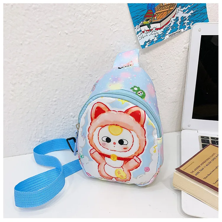 Children's Bag Fashion Cute Cartoon Chest Bag Mini Kindergarten Girls Lightweight Baby Crossbody Bag Backpack New display picture 25
