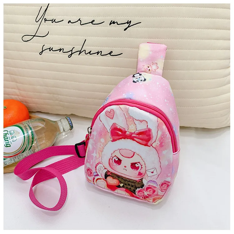 Children's Bag Fashion Cute Cartoon Chest Bag Mini Kindergarten Girls Lightweight Baby Crossbody Bag Backpack New display picture 35