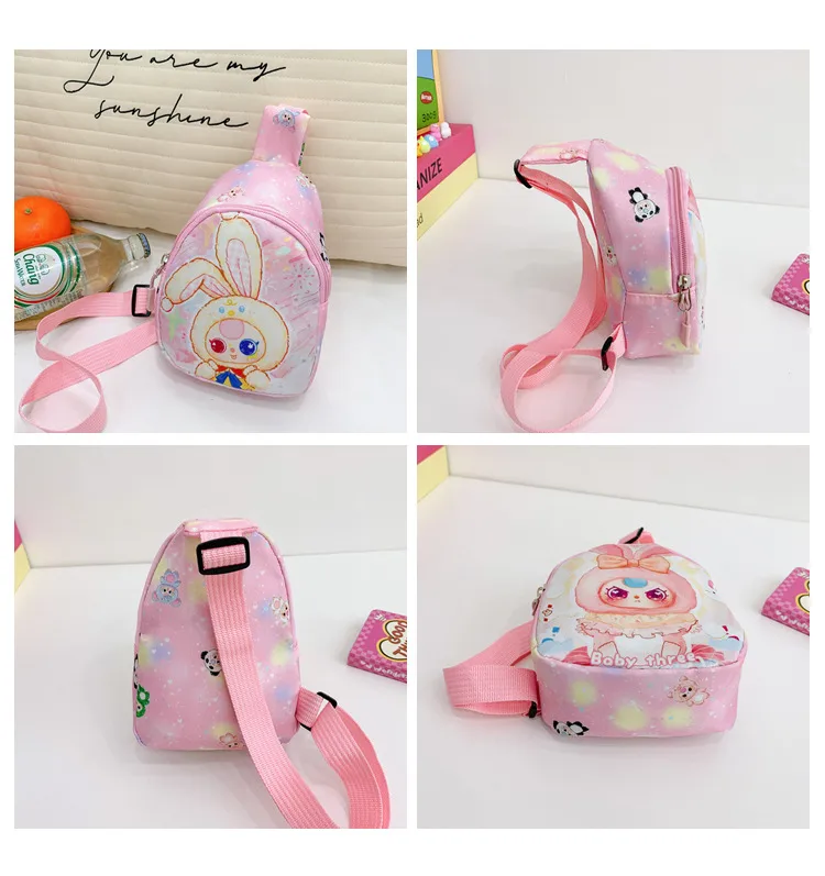 Children's Bag Fashion Cute Cartoon Chest Bag Mini Kindergarten Girls Lightweight Baby Crossbody Bag Backpack New display picture 40