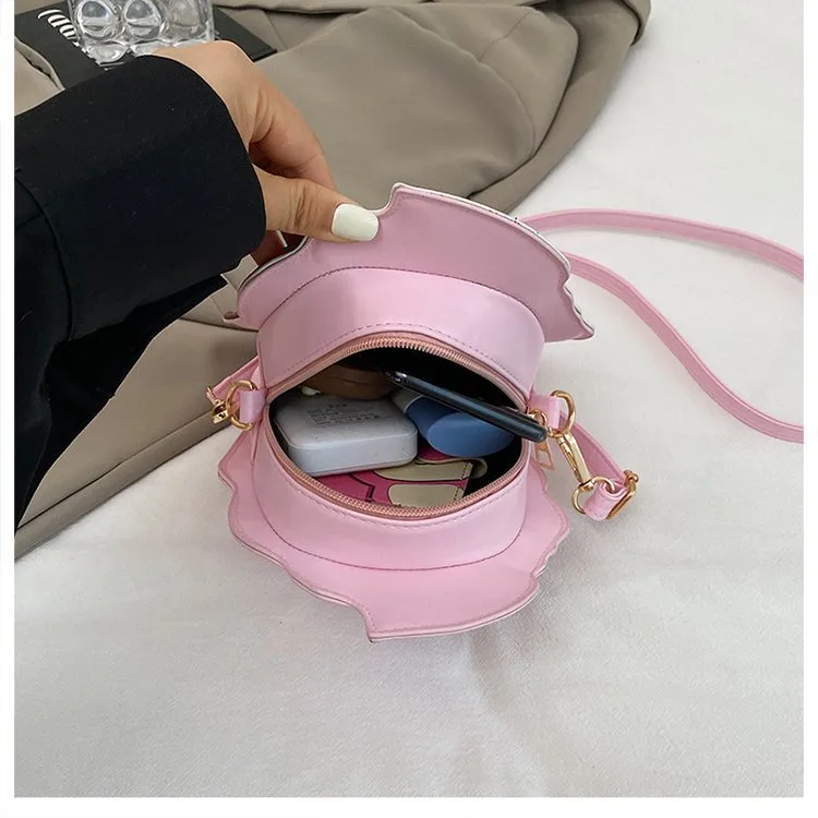 New Foreign Trade Bag Women's Distinctive Creative Strawberry Cake Chain Crossbody Bag Cute Bow Women's Bag display picture 1