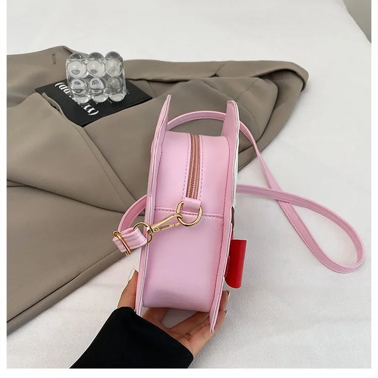 New Foreign Trade Bag Women's Distinctive Creative Strawberry Cake Chain Crossbody Bag Cute Bow Women's Bag display picture 2