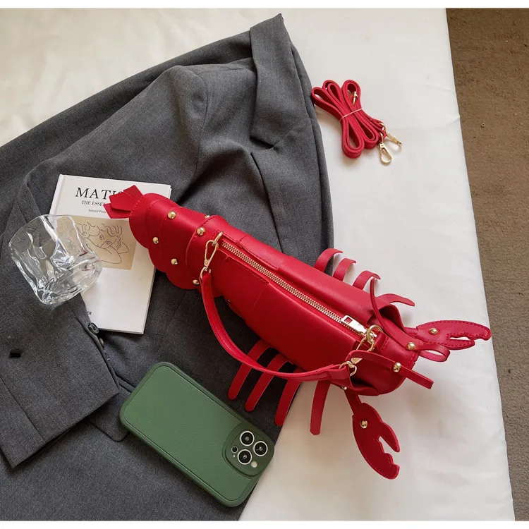 Crayfish Bag Chain Cute Small Bag New Cute Crossbody Bag New Style Distinctive Women's Bag Trendy Girl's Didi Trendy Bag display picture 12