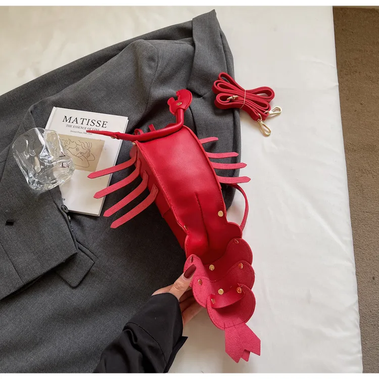 Crayfish Bag Chain Cute Small Bag New Cute Crossbody Bag New Style Distinctive Women's Bag Trendy Girl's Didi Trendy Bag display picture 13