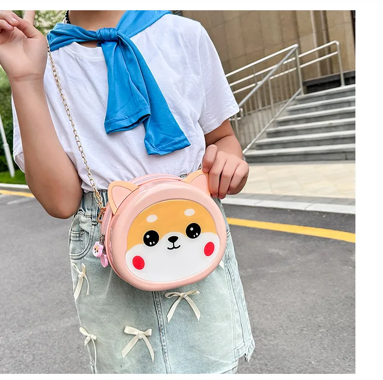 New Children's Hard Shell Cartoon Coin Purse Boy's And Boy's Lucky Rabbit Crossbody Bag Cartoon Cute Shoulder Bag display picture 4