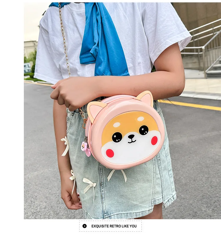 New Children's Hard Shell Cartoon Coin Purse Boy's And Boy's Lucky Rabbit Crossbody Bag Cartoon Cute Shoulder Bag display picture 5