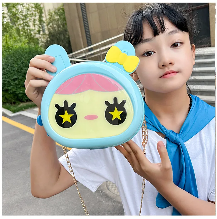 New Children's Hard Shell Cartoon Coin Purse Boy's And Boy's Lucky Rabbit Crossbody Bag Cartoon Cute Shoulder Bag display picture 7