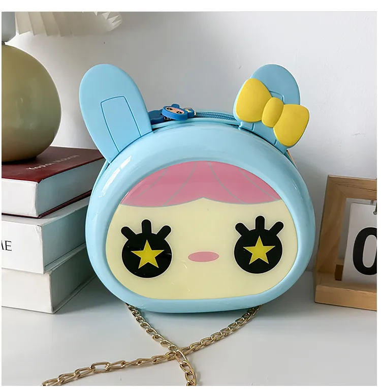 New Children's Hard Shell Cartoon Coin Purse Boy's And Boy's Lucky Rabbit Crossbody Bag Cartoon Cute Shoulder Bag display picture 13