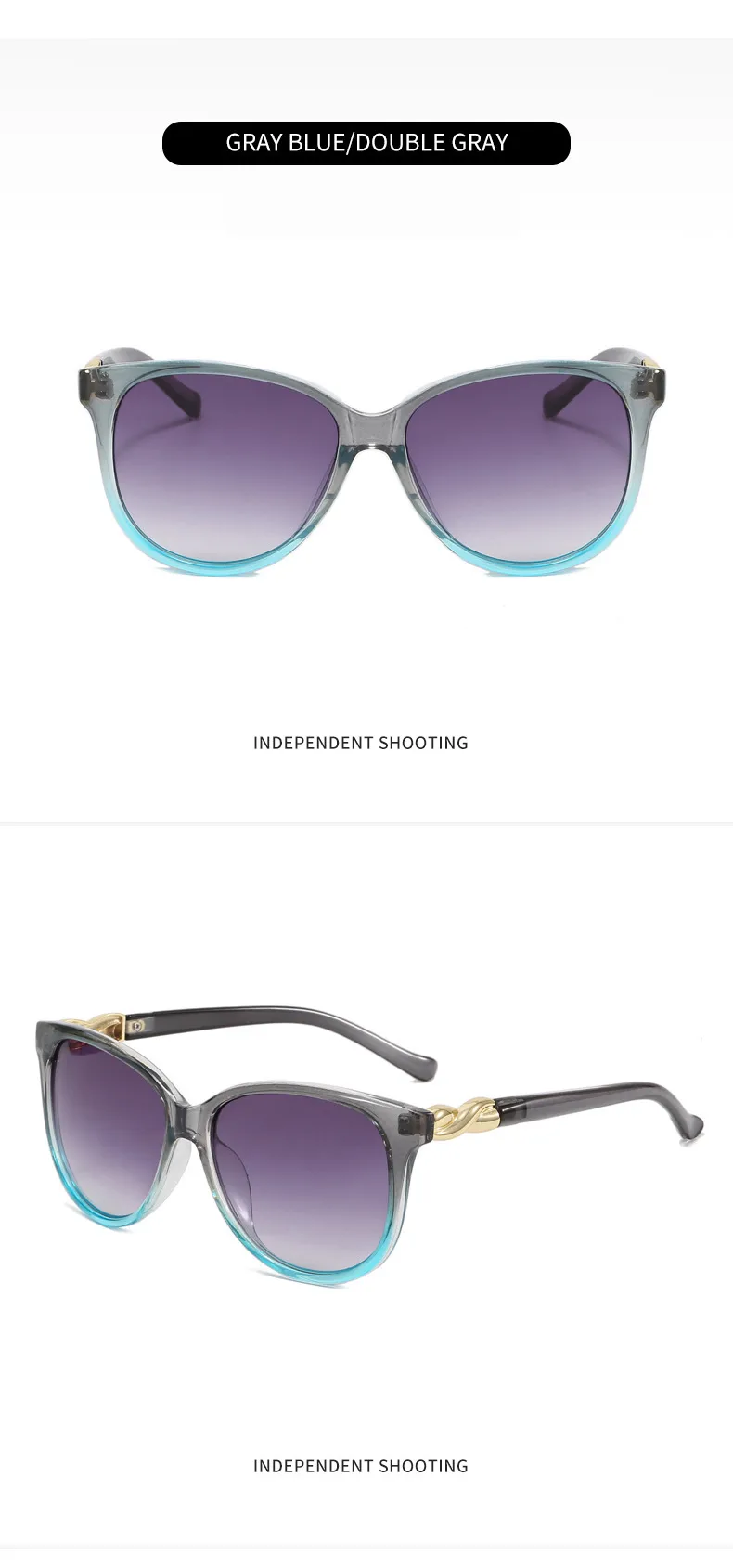 Casual Retro Streetwear Solid Color PC UV400 Protection Oval Frame Full Frame Glasses display picture 10