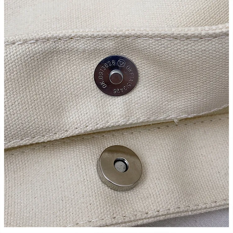 Large Capacity New Style Fashionable Student Class Hand Tote Bag Women's New Simple Casual Canvas Large Bag Shoulder Bag display picture 12