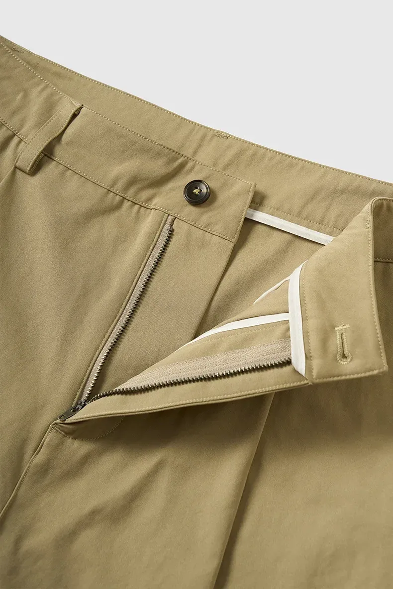 ABS Men's | Stretch Pleated Machete Overalls  Autumn And Winter New New Casual Pants Stretch Anti-wrinkle Wide Leg Pants display picture 2