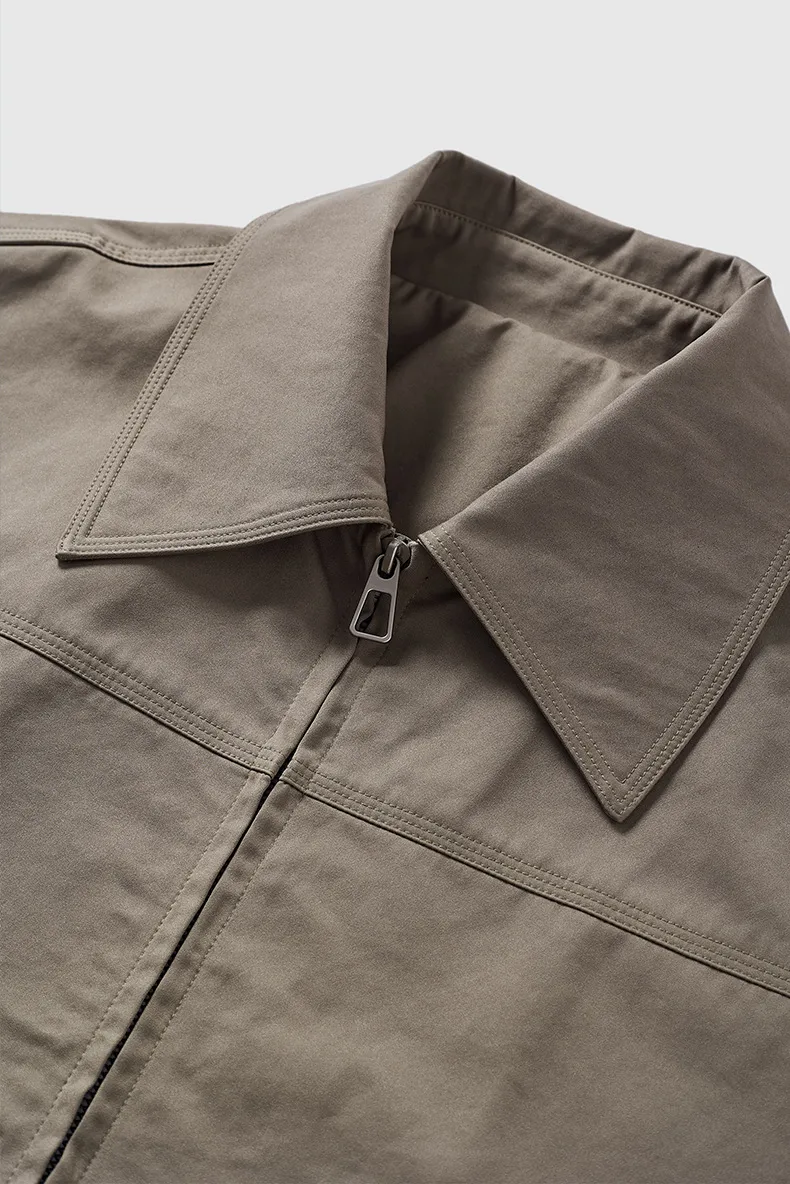 ABS Men's | Stretch Rivet Tooling Short Jacket Coat  Autumn And Winter New Vintage Lapel Logging Tooling display picture 24