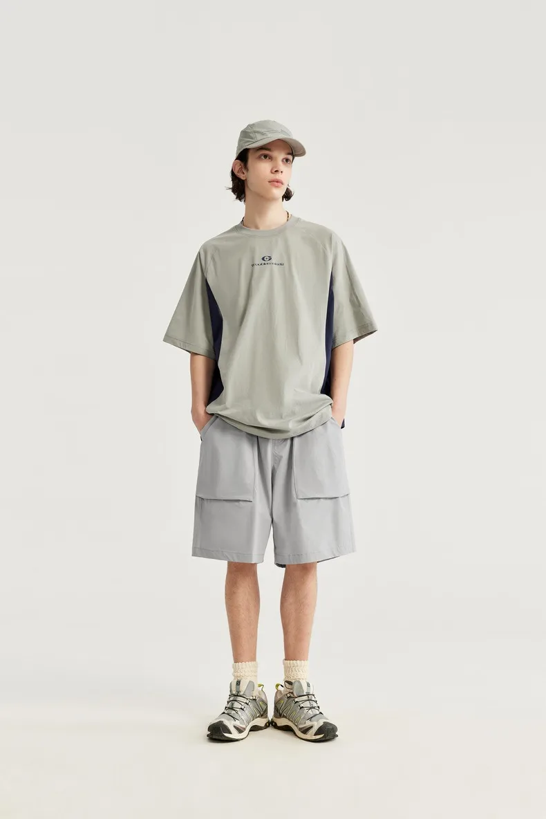INF Men's Clothing | Stretch Sports Shorts  Spring And Summer New Street Large Pocket Loose Casual Men's Shorts display picture 4
