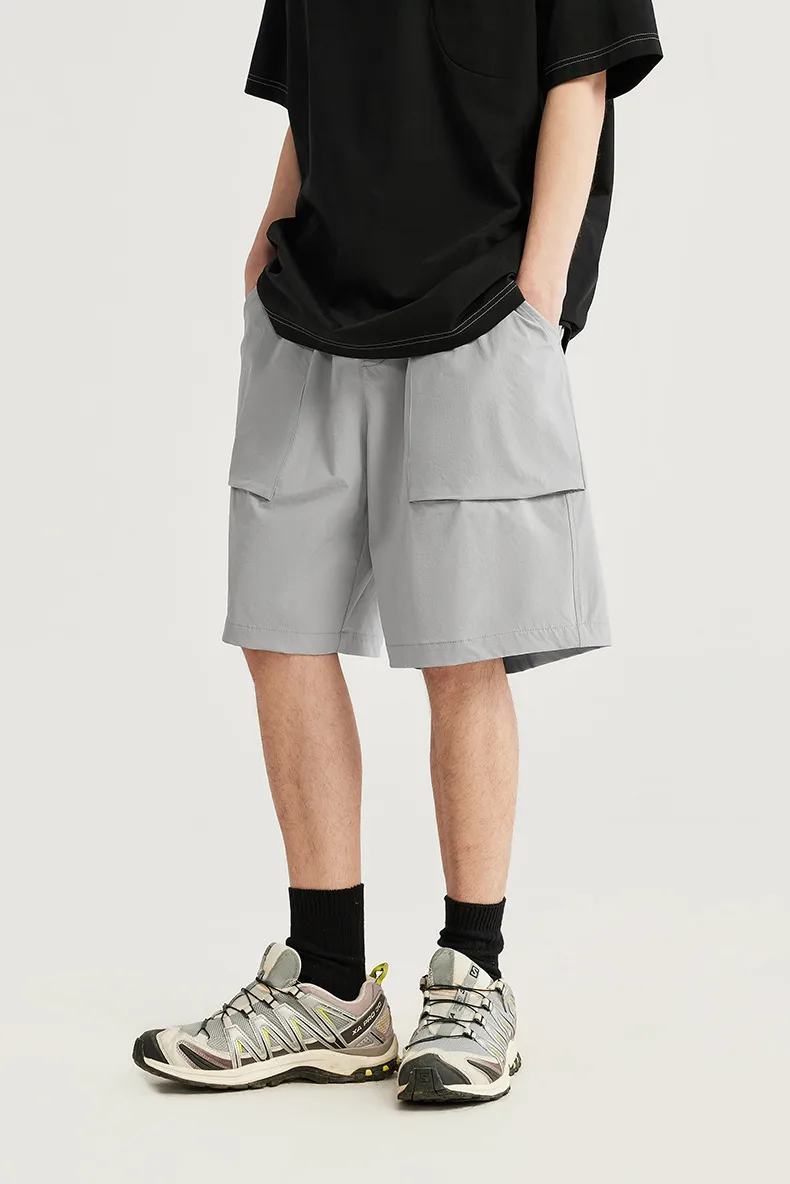 INF Men's Clothing | Stretch Sports Shorts  Spring And Summer New Street Large Pocket Loose Casual Men's Shorts display picture 5