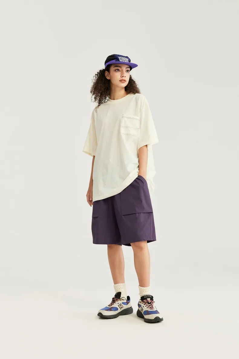 INF Men's Clothing | Stretch Sports Shorts  Spring And Summer New Street Large Pocket Loose Casual Men's Shorts display picture 10