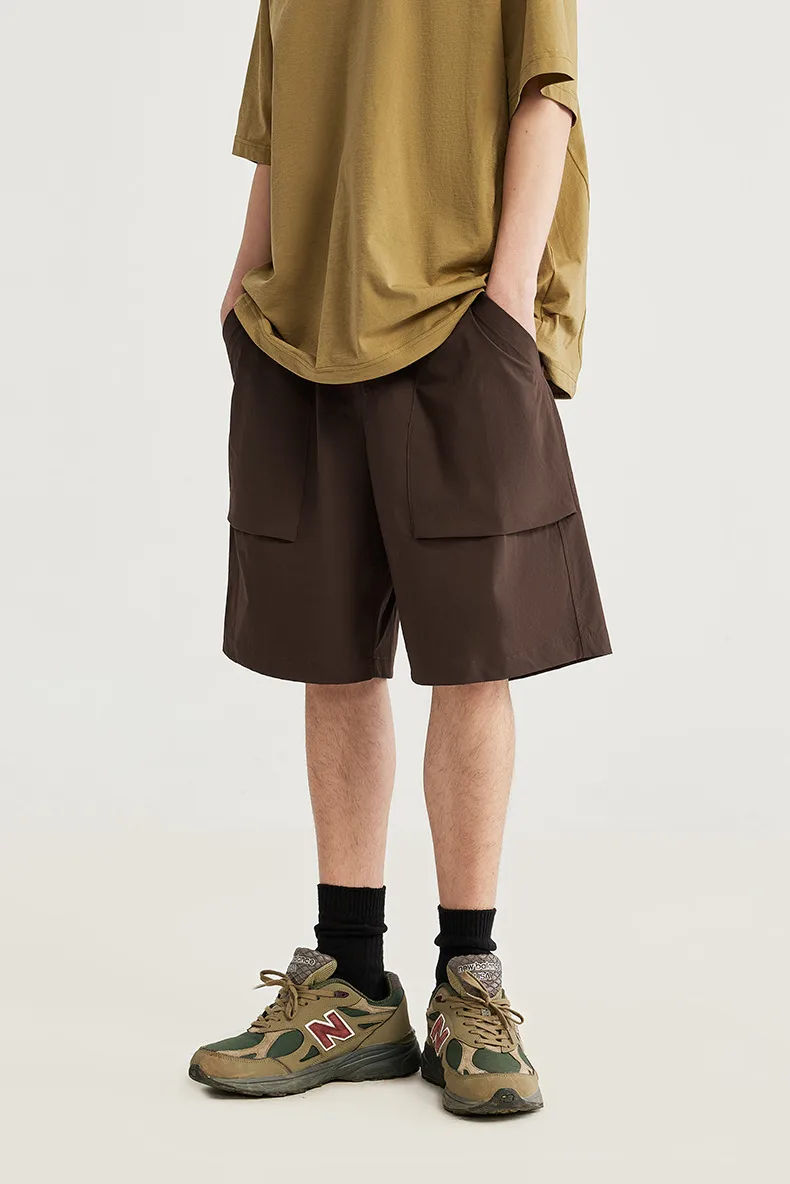 INF Men's Clothing | Stretch Sports Shorts  Spring And Summer New Street Large Pocket Loose Casual Men's Shorts display picture 14