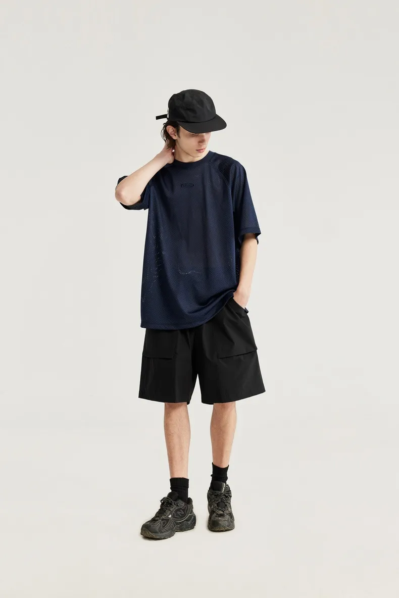 INF Men's Clothing | Stretch Sports Shorts  Spring And Summer New Street Large Pocket Loose Casual Men's Shorts display picture 15