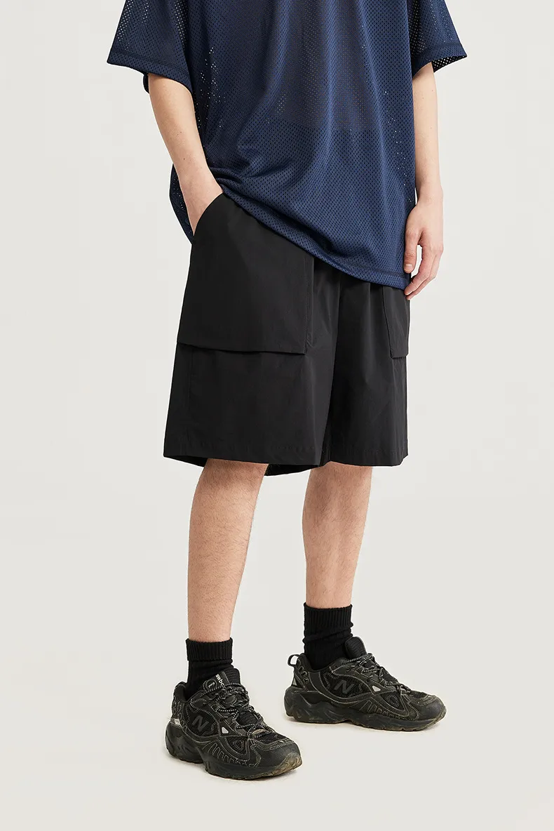 INF Men's Clothing | Stretch Sports Shorts  Spring And Summer New Street Large Pocket Loose Casual Men's Shorts display picture 16