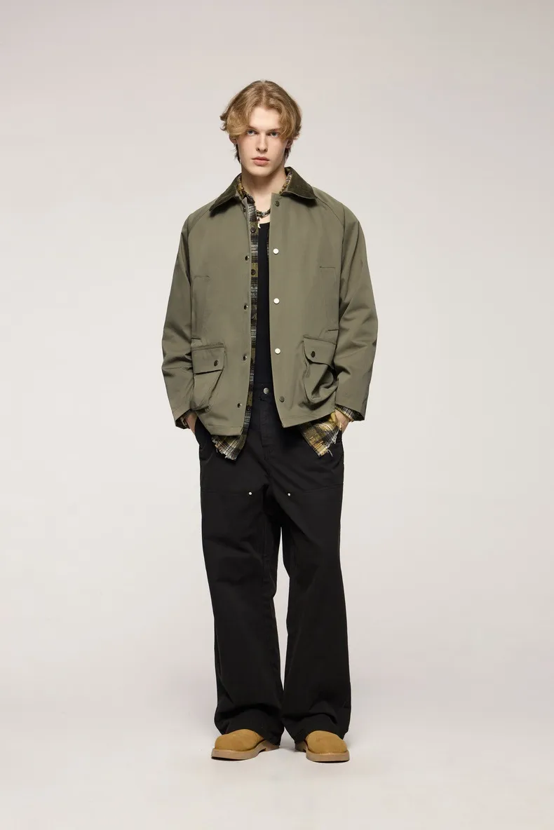 ABS Men's | Stretch Anti-Wrinkle Hunting Jacket  Autumn And Winter New Detroit Tooling Anti-Wrinkle Large Pocket Jacket display picture 12