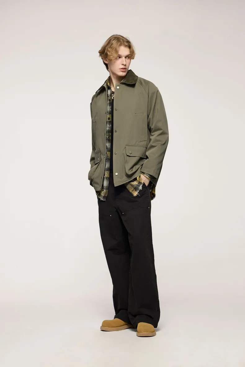 ABS Men's | Stretch Anti-Wrinkle Hunting Jacket  Autumn And Winter New Detroit Tooling Anti-Wrinkle Large Pocket Jacket display picture 13
