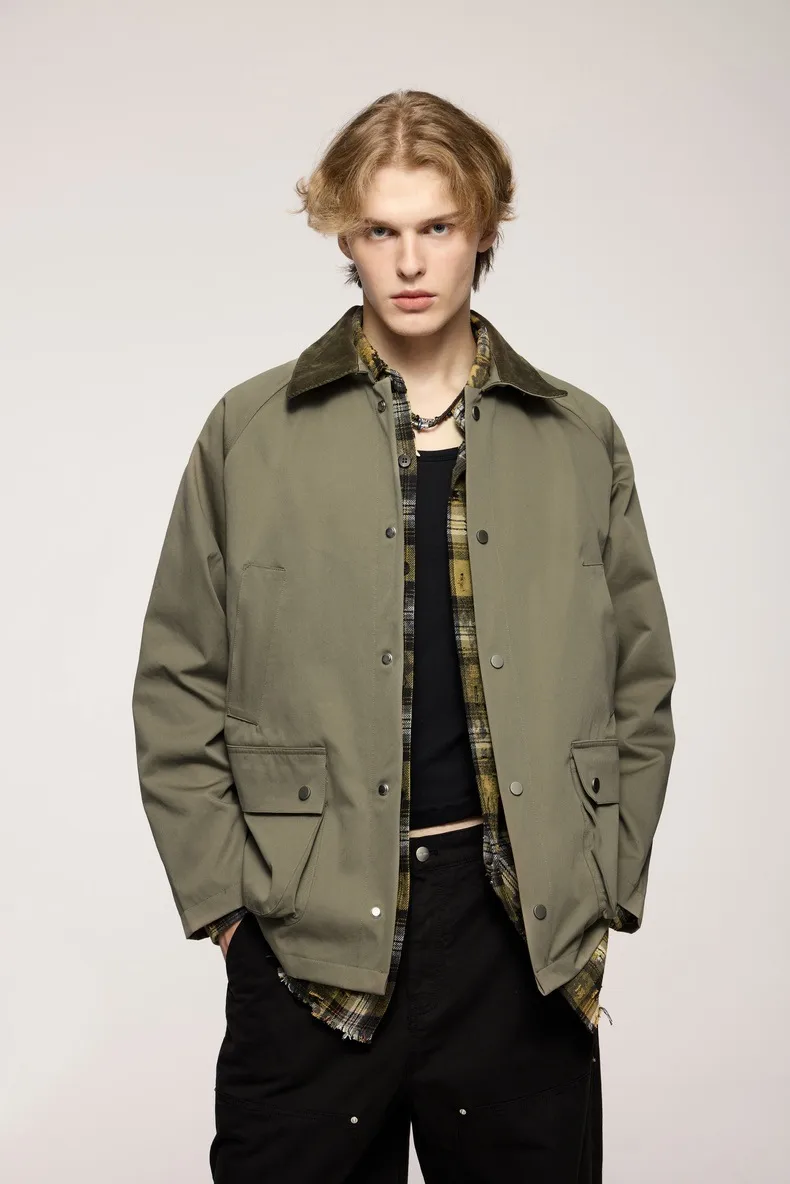 ABS Men's | Stretch Anti-Wrinkle Hunting Jacket  Autumn And Winter New Detroit Tooling Anti-Wrinkle Large Pocket Jacket display picture 14