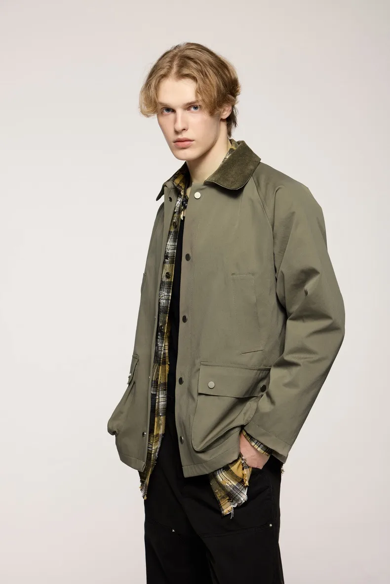ABS Men's | Stretch Anti-Wrinkle Hunting Jacket  Autumn And Winter New Detroit Tooling Anti-Wrinkle Large Pocket Jacket display picture 15