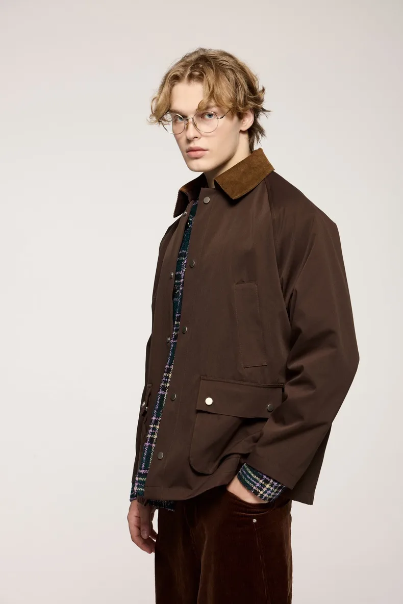 ABS Men's | Stretch Anti-Wrinkle Hunting Jacket  Autumn And Winter New Detroit Tooling Anti-Wrinkle Large Pocket Jacket display picture 21