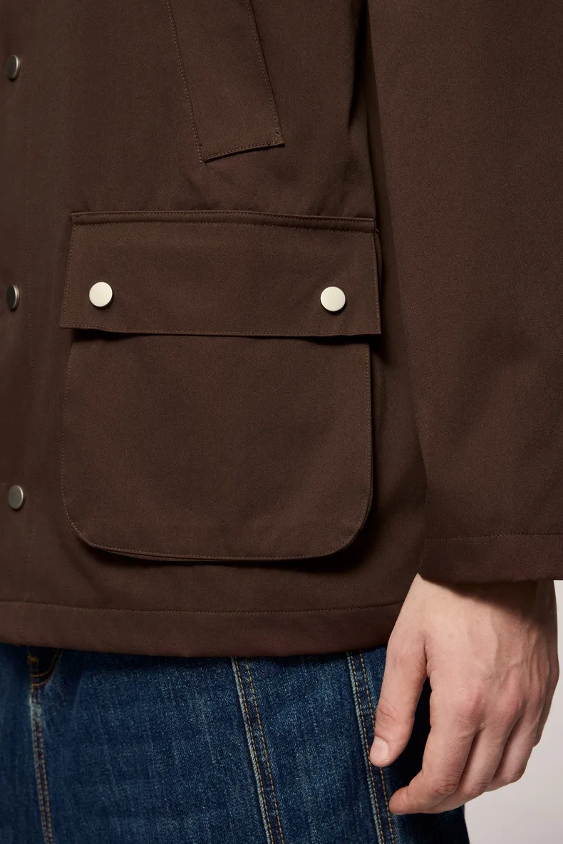 ABS Men's | Stretch Anti-Wrinkle Hunting Jacket  Autumn And Winter New Detroit Tooling Anti-Wrinkle Large Pocket Jacket display picture 23