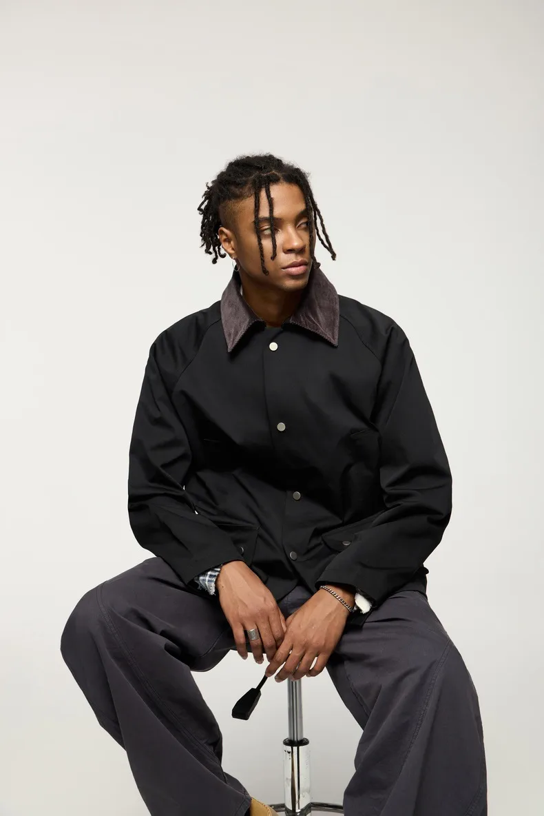 ABS Men's | Stretch Anti-Wrinkle Hunting Jacket  Autumn And Winter New Detroit Tooling Anti-Wrinkle Large Pocket Jacket display picture 26
