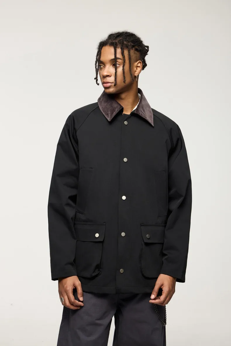 ABS Men's | Stretch Anti-Wrinkle Hunting Jacket  Autumn And Winter New Detroit Tooling Anti-Wrinkle Large Pocket Jacket display picture 27