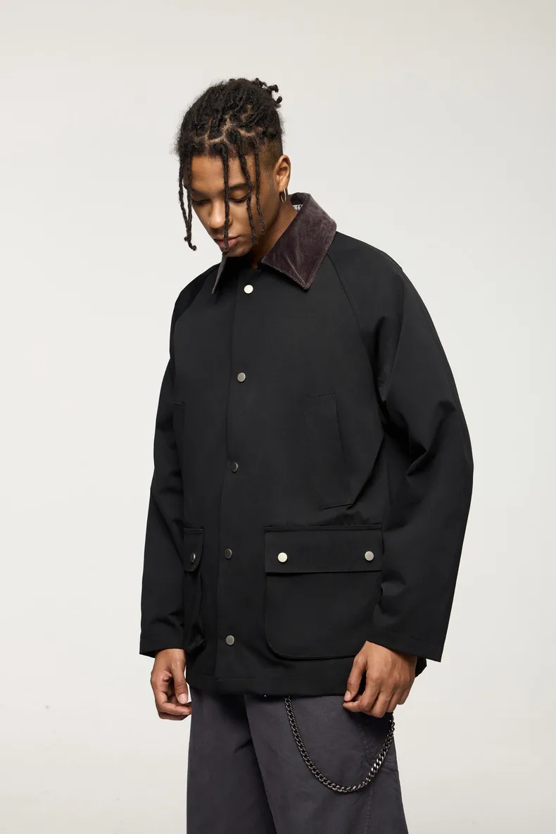 ABS Men's | Stretch Anti-Wrinkle Hunting Jacket  Autumn And Winter New Detroit Tooling Anti-Wrinkle Large Pocket Jacket display picture 28
