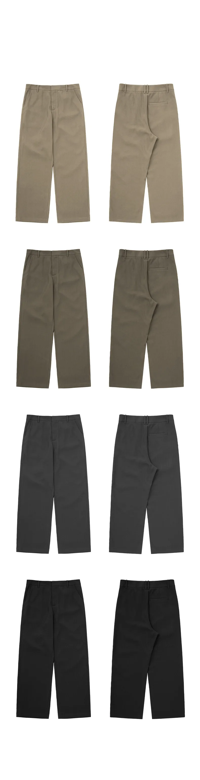 Jie Zhan Men's Wear | American Style Show High Pants  Spring/Summer New Old Money Style Simple Dummy Casual Pocket Pants display picture 19