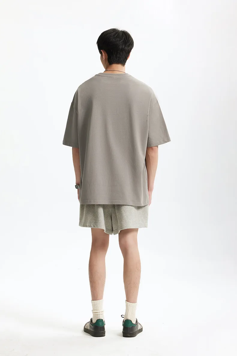 Jie Zhan Men's Wear | Fa Dou Fun Printed T-shirt  Spring/Summer New American Retro Heavy Casual Short Sleeve display picture 19