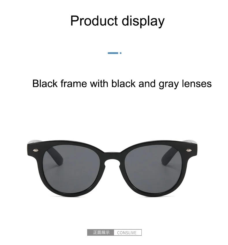 Casual Retro Classic Style Solid Color PC UV400 Protection Oval Frame Full Frame Glasses display picture 6