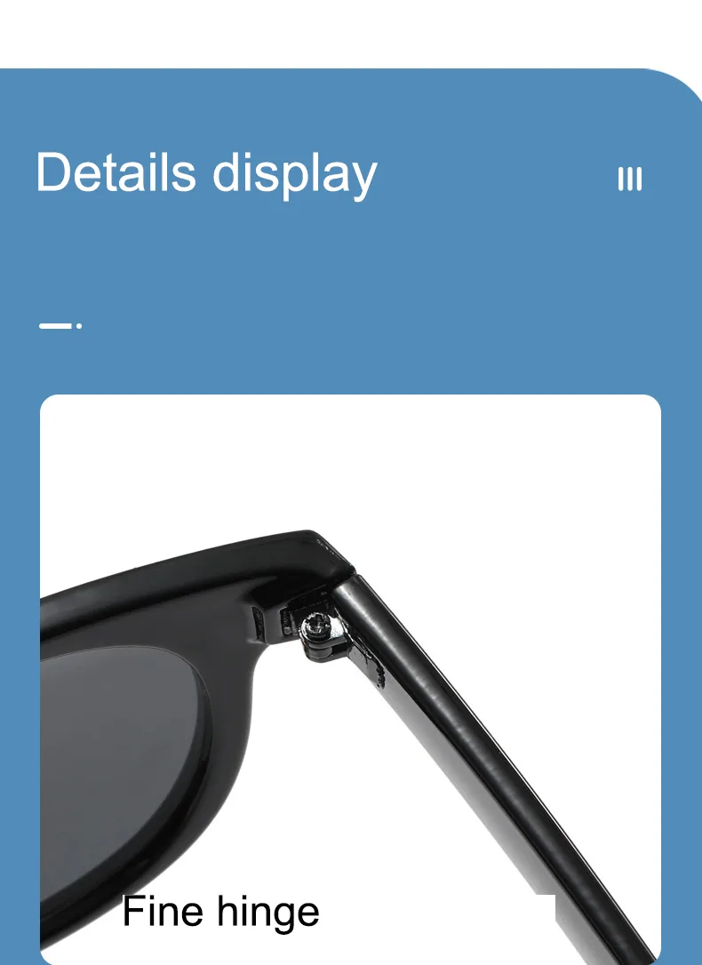 Casual Retro Classic Style Solid Color PC UV400 Protection Oval Frame Full Frame Glasses display picture 7