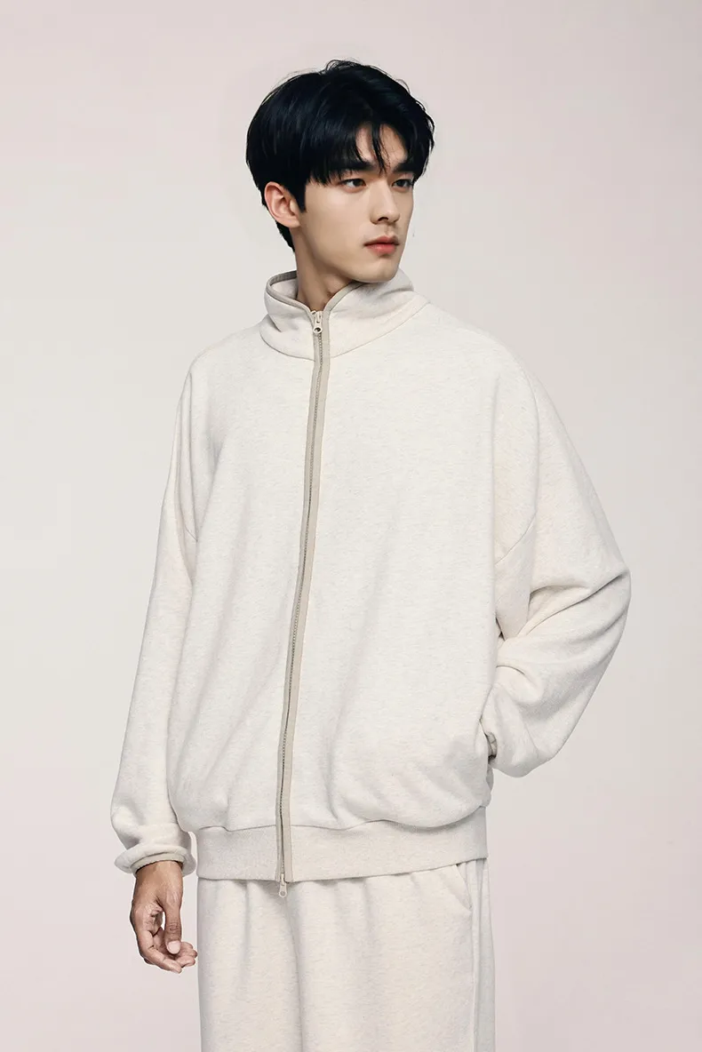 ABS Men's | American Sports Collar Coat  Autumn And Winter New Street Contrast Side Jacket Cardigan Top display picture 6