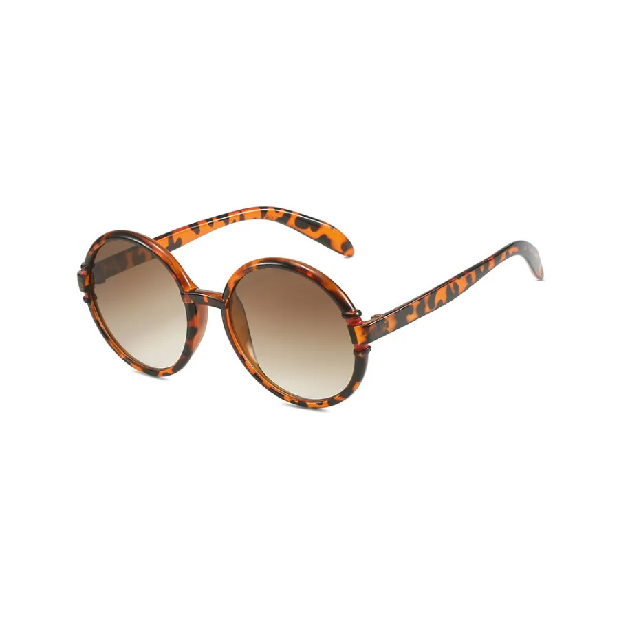 Cute Vintage Style Simple Style Solid Color Ac UV400 Protection Round Frame Full Frame Glasses display picture 4