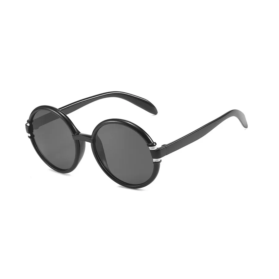 Cute Vintage Style Simple Style Solid Color Ac UV400 Protection Round Frame Full Frame Glasses display picture 7