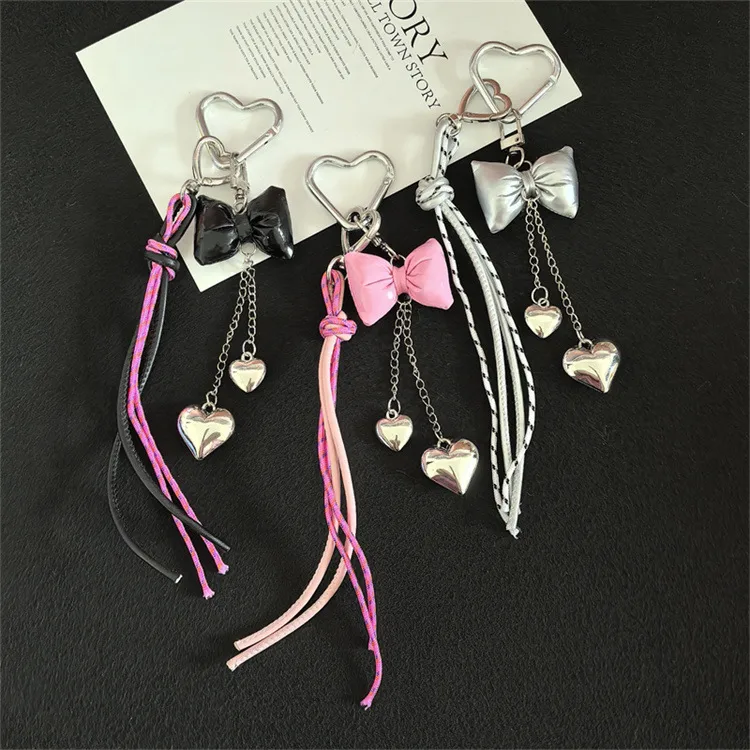 Wholesale New PU Leather Rope Keychain Pendant Ins Fashion All-match Bag Chain Pendant Accessories Diy Hand-woven display picture 1