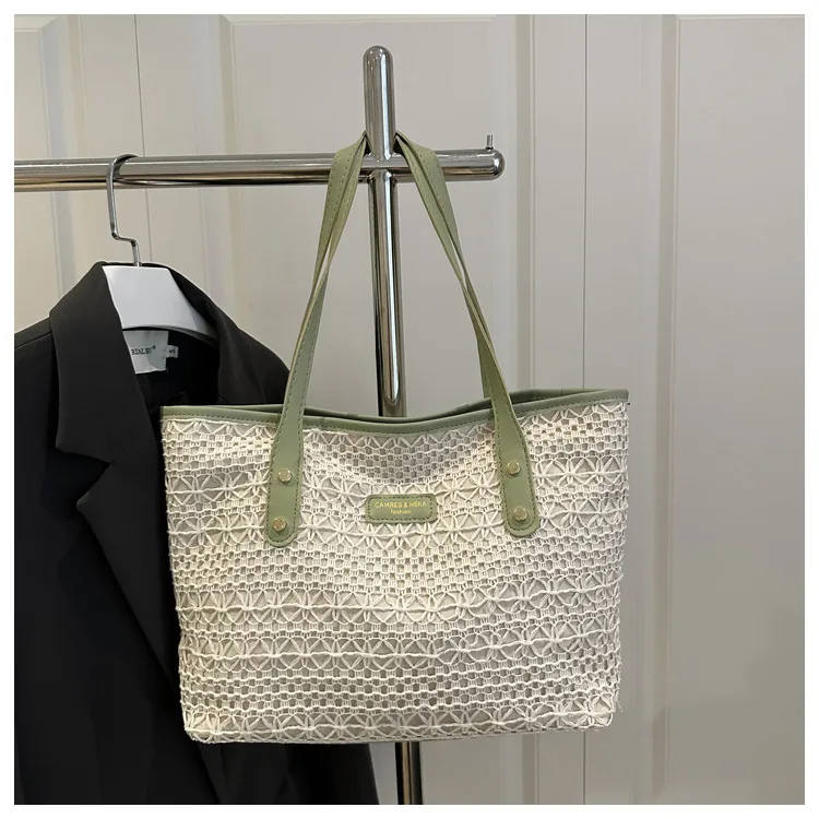 New Casual Beautiful Atmosphere Simple Large Capacity Portable Tote Bag Commuter All-match One-shoulder Underarm Bag For Women display picture 13