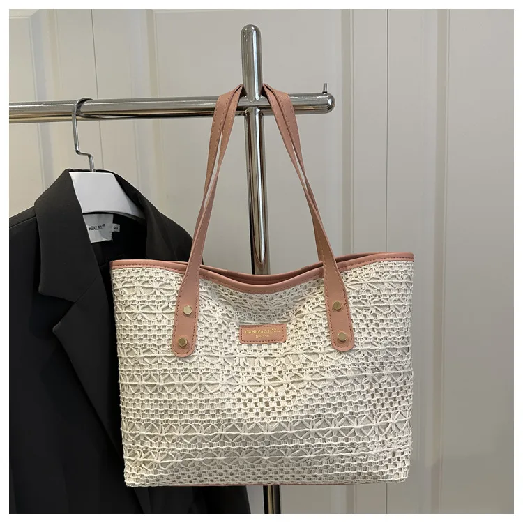 New Casual Beautiful Atmosphere Simple Large Capacity Portable Tote Bag Commuter All-match One-shoulder Underarm Bag For Women display picture 14