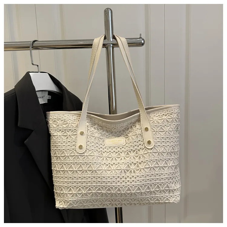 New Casual Beautiful Atmosphere Simple Large Capacity Portable Tote Bag Commuter All-match One-shoulder Underarm Bag For Women display picture 15