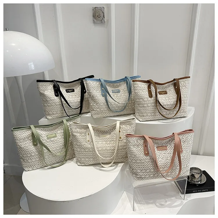 New Casual Beautiful Atmosphere Simple Large Capacity Portable Tote Bag Commuter All-match One-shoulder Underarm Bag For Women display picture 17
