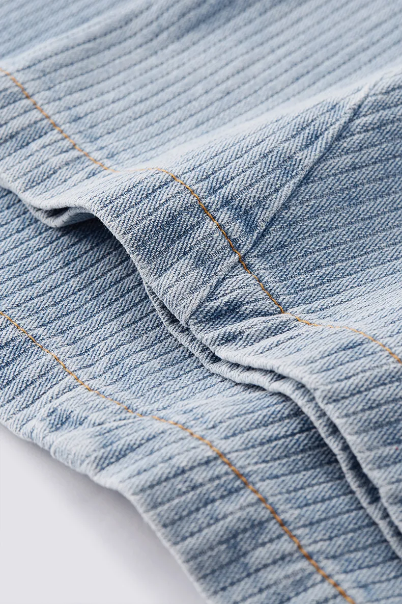 Jiezhan Men's Wear | Bamboo Scimitar Jeans 25 Spring And Summer New Clenfit Street Wide Leg Pants Loose Casual Pants display picture 10