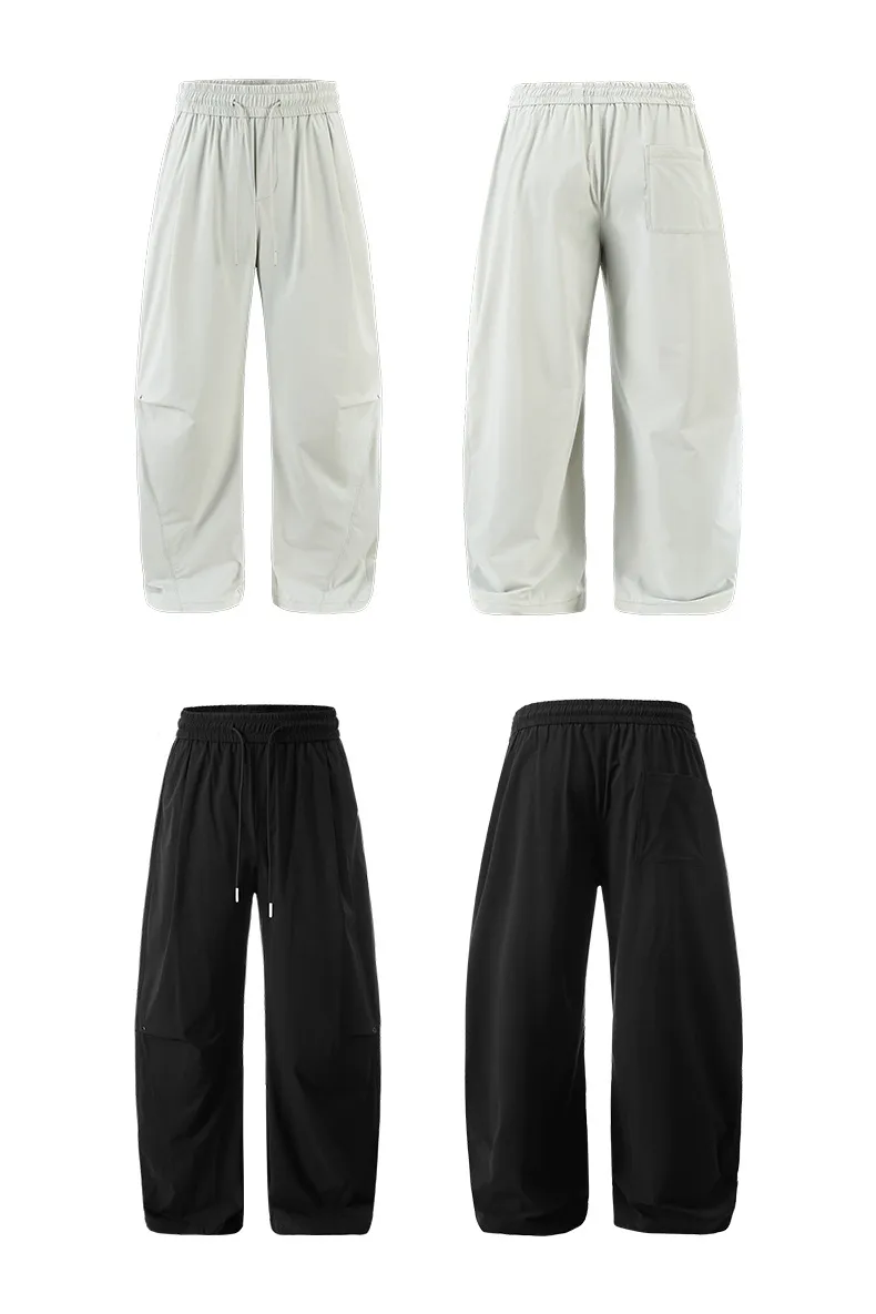Jie Zhan Men's Wear | Four-sided Elastic Quick-drying Air-conditioning Pants  Spring/Summer New Cool Quick-drying Paratroopers Workwear Ice Silk Pants display picture 8